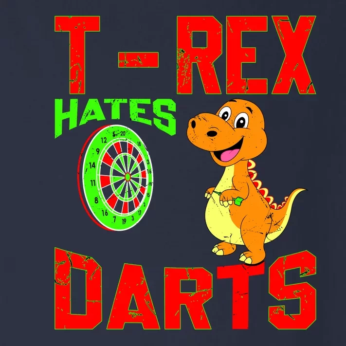 T Rex Hates Darts Toddler Long Sleeve Shirt