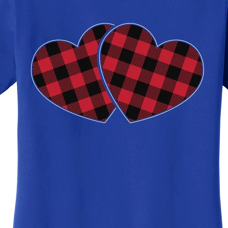 Two Red Hearts Valentine's Day Celebration Chocolate Lover Gift Women's T-Shirt