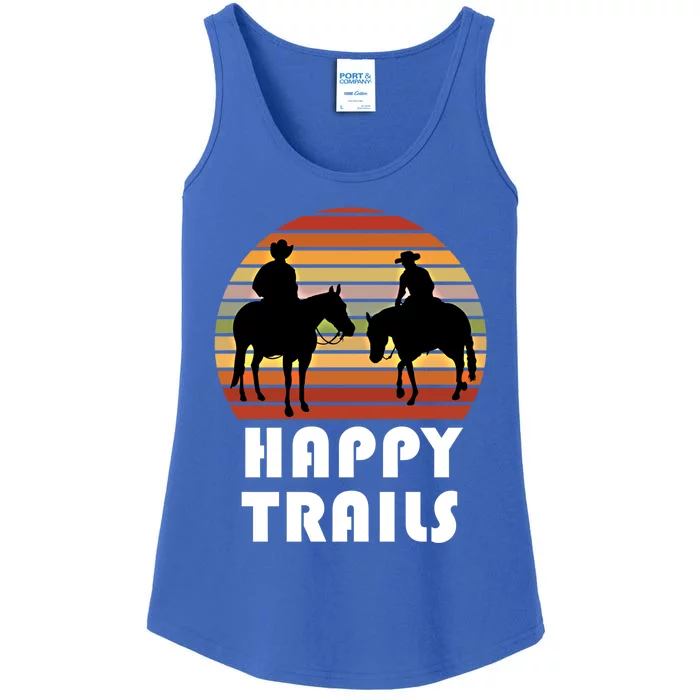 Trail Riding Horse Lover Gift For Cow Cow Gift Ladies Essential Tank