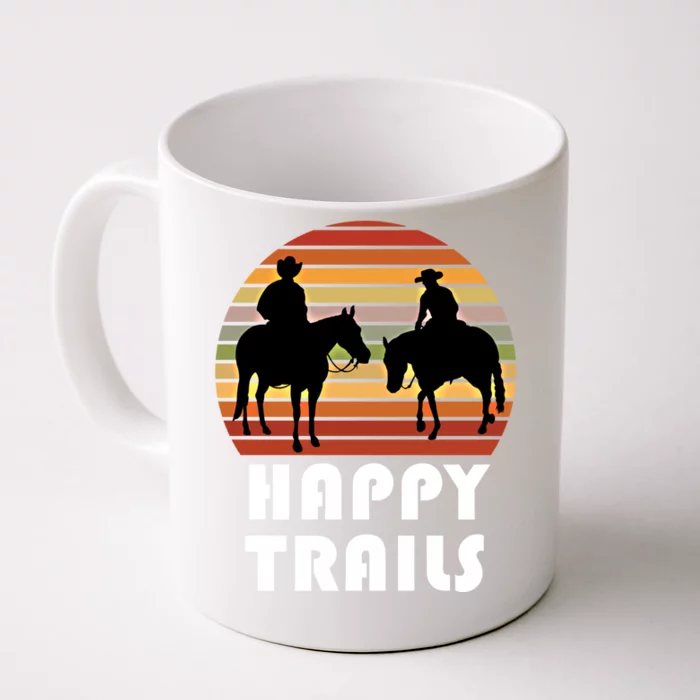 Trail Riding Horse Lover Gift For Cow Cow Gift Front & Back Coffee Mug