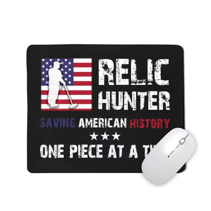 Trending Relic Hunter Metal Detector Treasure Hunting Us Flag Mousepad