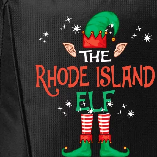 The Rhode Island Elf Matching Family Group Christmas Funny Costume Xmas City Backpack