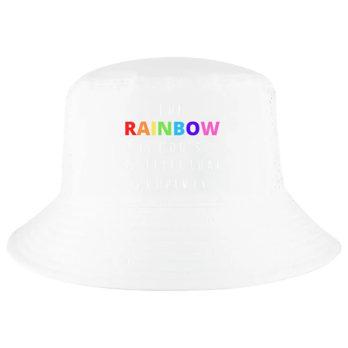 The Rainbow is God's Intellectual Property Cool Comfort Performance Bucket Hat