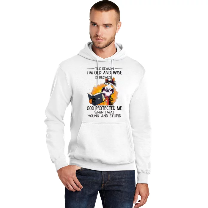 The Reason IM Old And Wise Is Because God Protected Me Hoodie