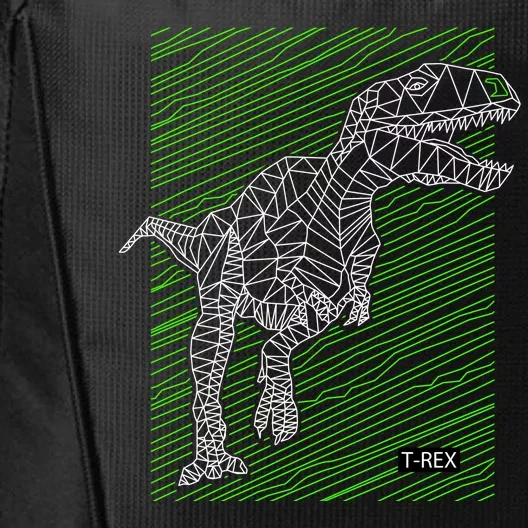 T Rex Illustration City Backpack