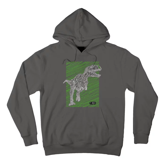 T Rex Illustration Hoodie