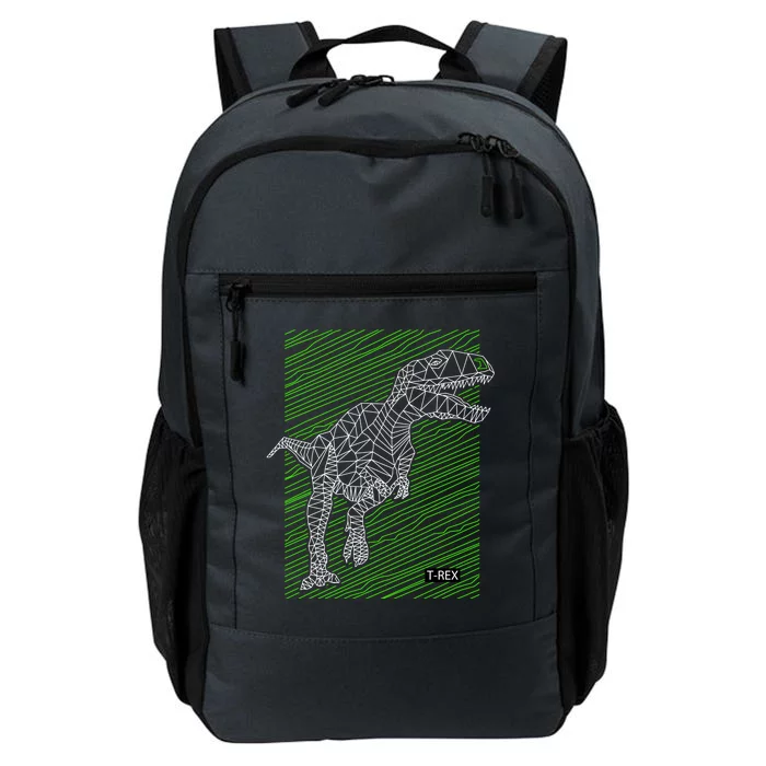 T Rex Illustration Daily Commute Backpack