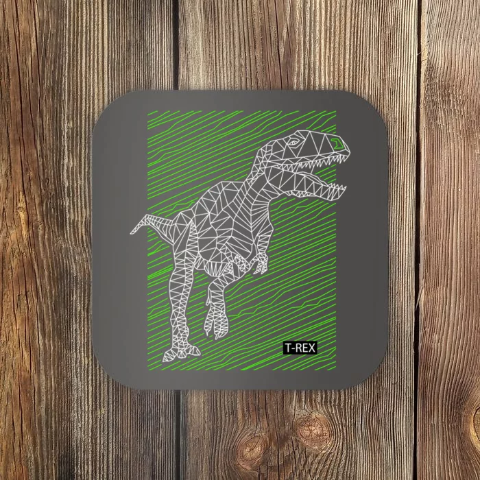 T Rex Illustration Coaster