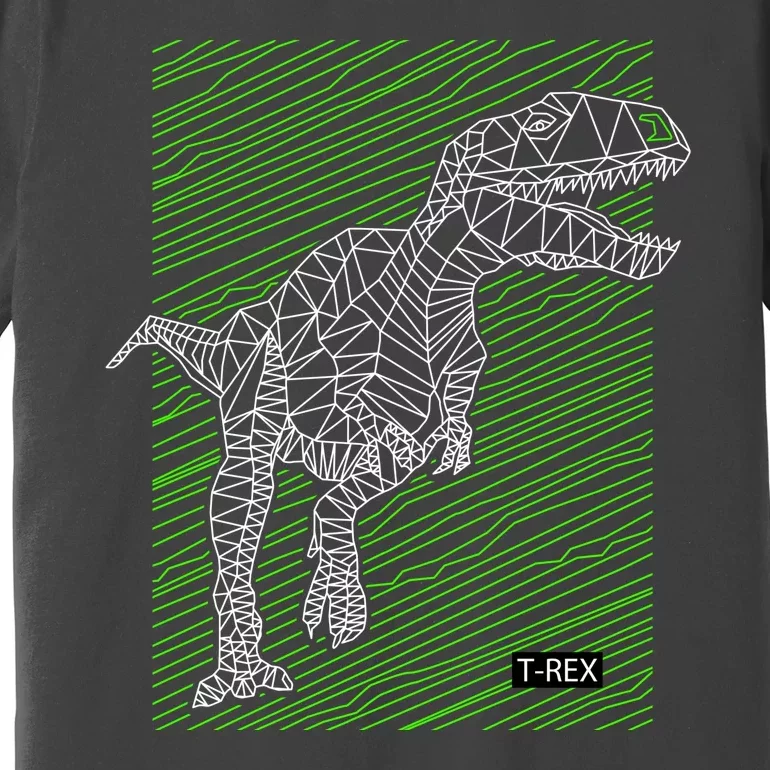 T Rex Illustration Premium T-Shirt