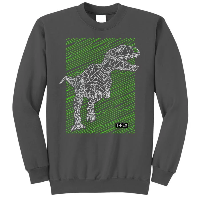 T Rex Illustration Tall Sweatshirt