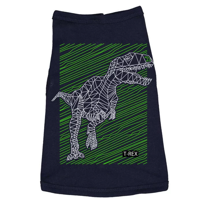 T Rex Illustration Doggie Tank