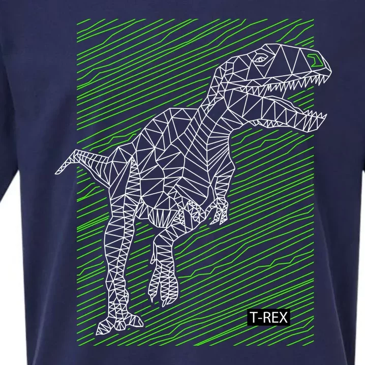 T Rex Illustration Sueded Cloud Jersey T-Shirt