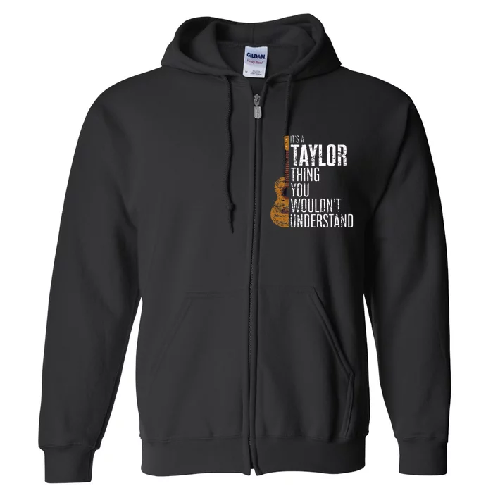 T.aylor Retro It's A T.aylor Thing First name 70's Full Zip Hoodie