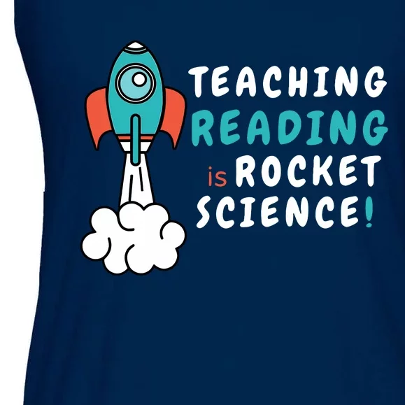 Teaching Reading Is Rocket Science Sped Dyslexia Teacher Ladies Essential Flowy Tank