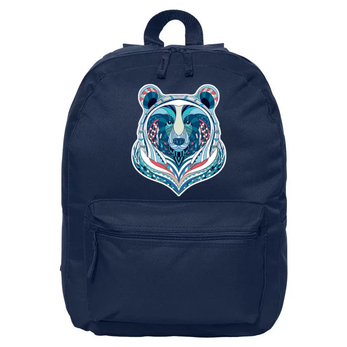 Tribal bear 16 in Basic Backpack