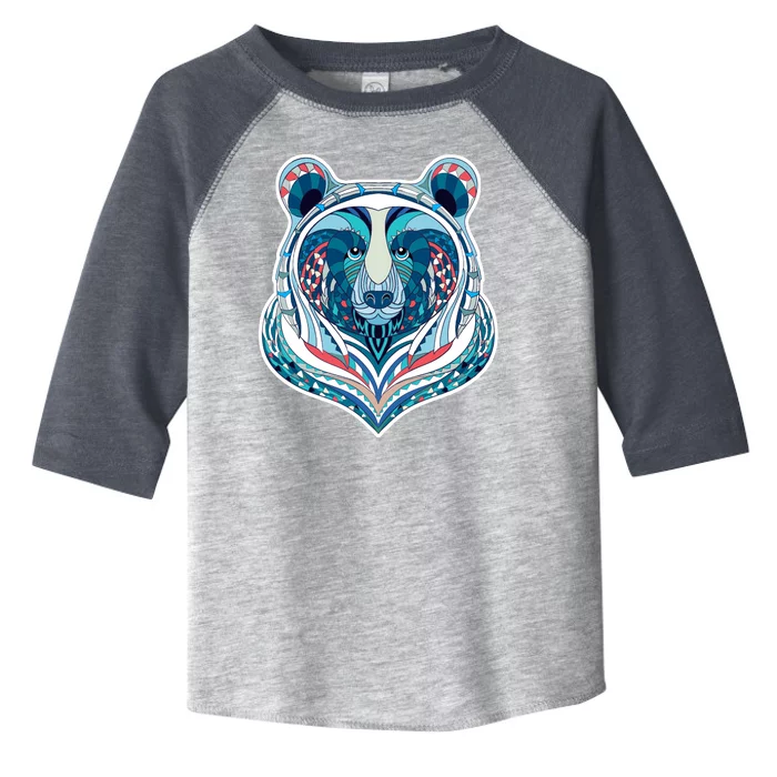 Tribal bear Toddler Fine Jersey T-Shirt