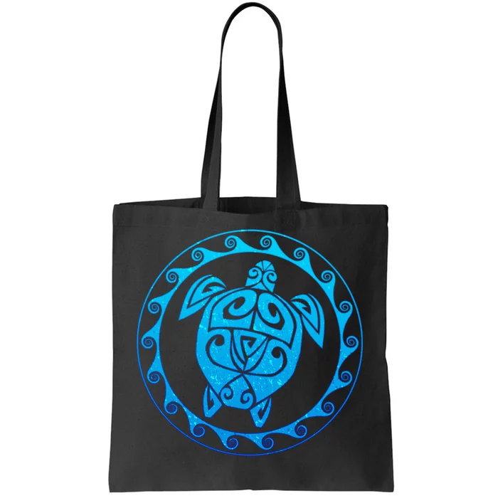 Tribal Sea Turtle Tote Bag