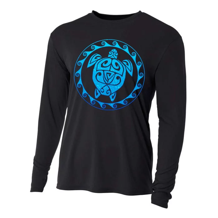 Tribal Sea Turtle Cooling Performance Long Sleeve Crew