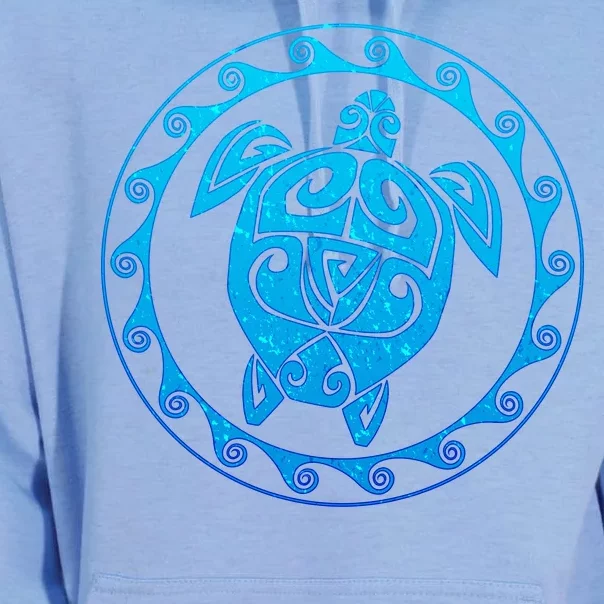 Tribal Sea Turtle Unisex Surf Hoodie