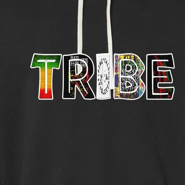 Tribe African Logo Garment-Dyed Fleece Hoodie