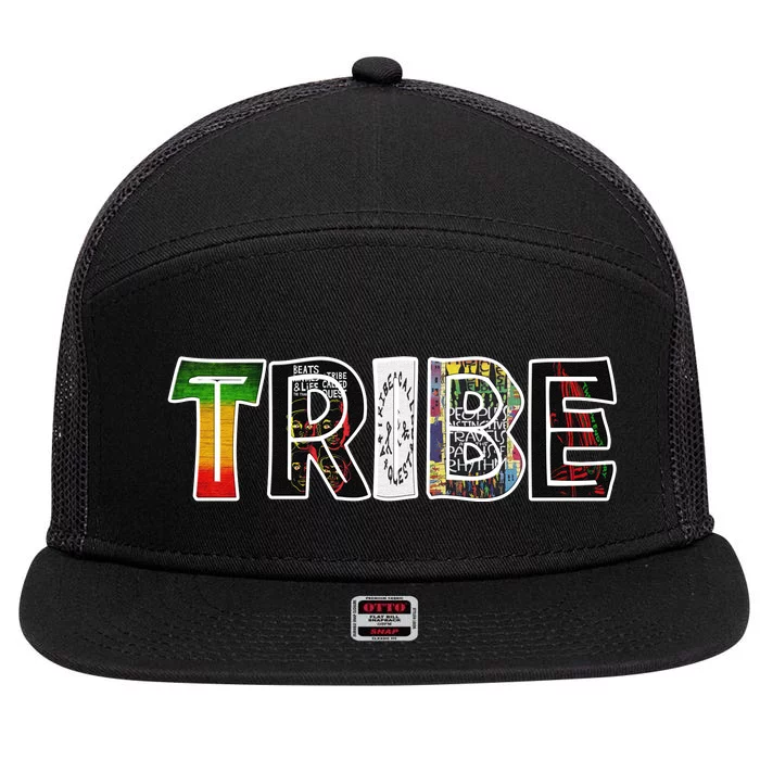 Tribe African Logo 7 Panel Mesh Trucker Snapback Hat