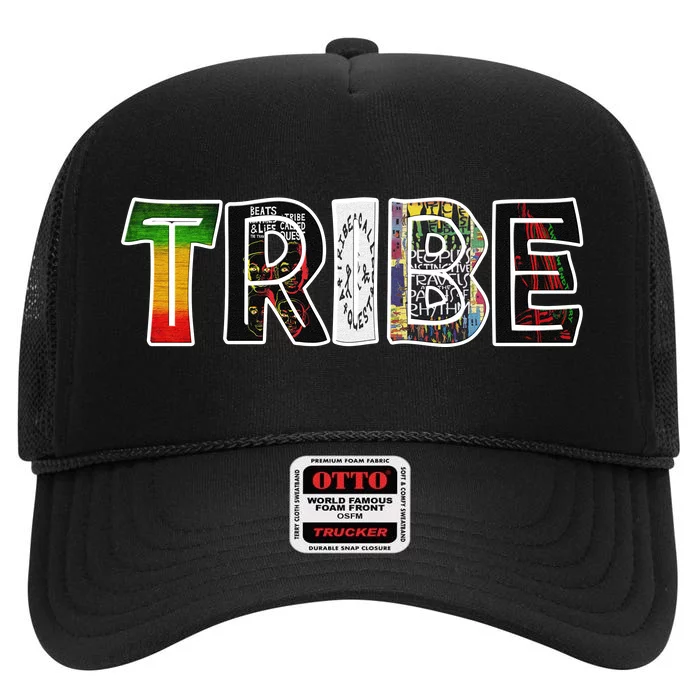 Tribe African Logo High Crown Mesh Trucker Hat