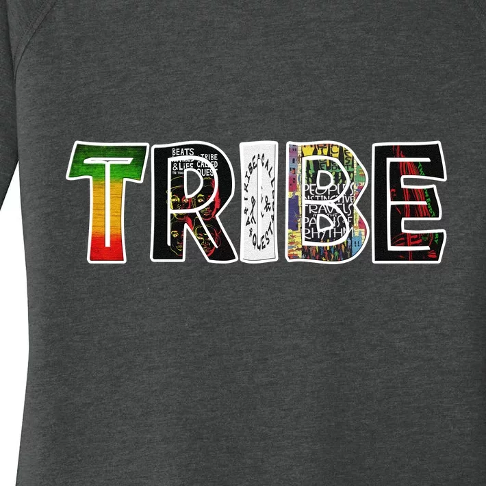 Tribe African Logo Women's Perfect Tri Tunic Long Sleeve Shirt