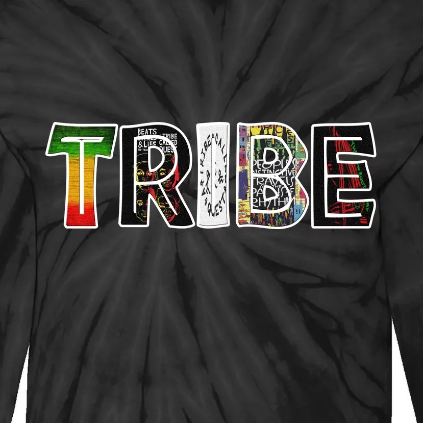 Tribe African Logo Tie-Dye Long Sleeve Shirt