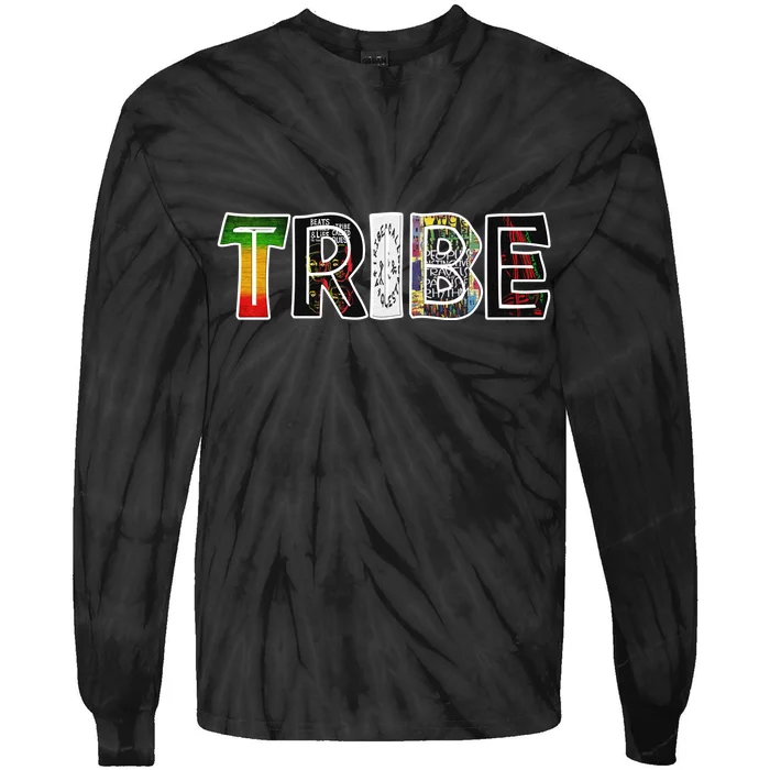 Tribe African Logo Tie-Dye Long Sleeve Shirt