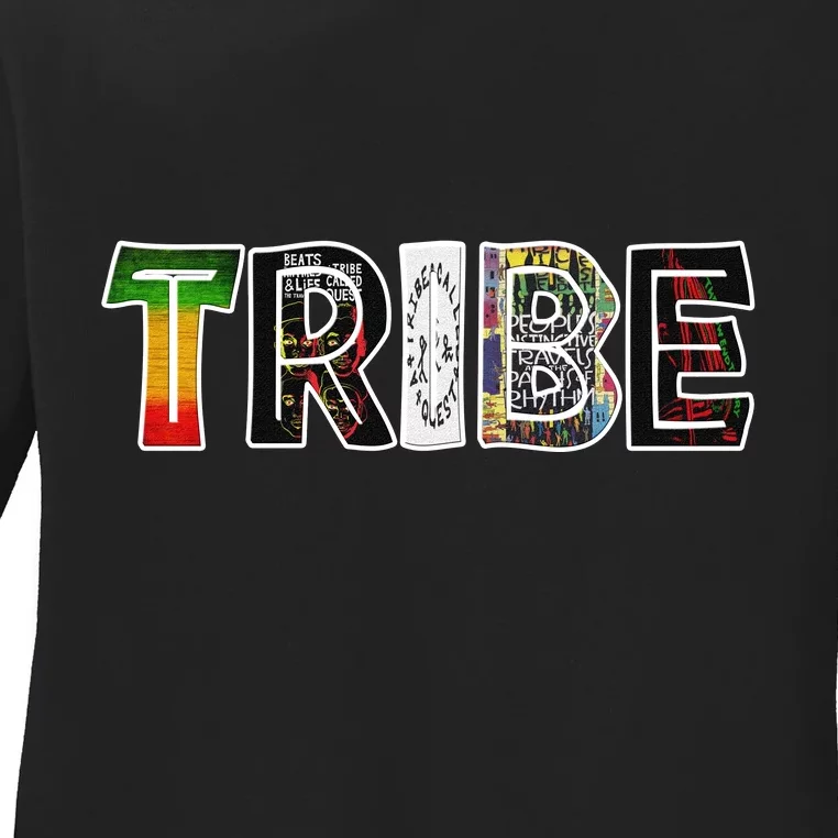 Tribe African Logo Ladies Long Sleeve Shirt