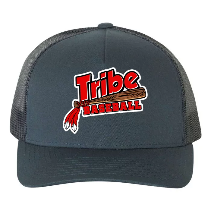 Tribe Baseball Sports Logo Yupoong Adult 5-Panel Trucker Hat