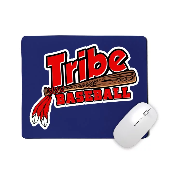 Tribe Baseball Sports Logo Mousepad