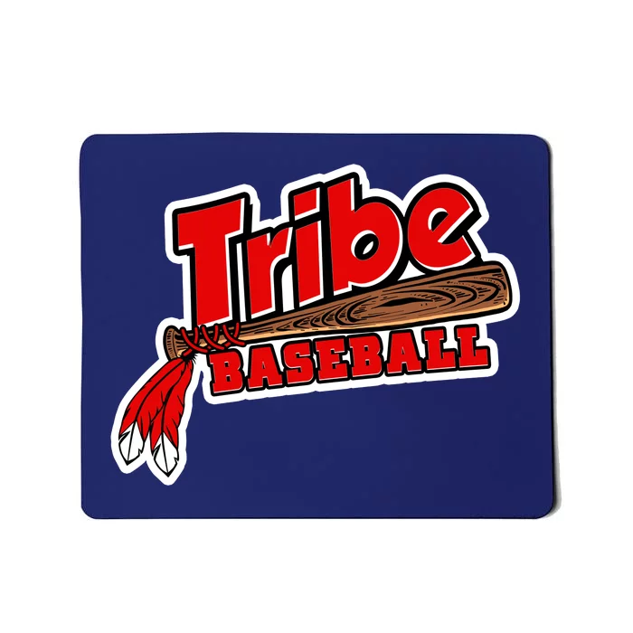 Tribe Baseball Sports Logo Mousepad