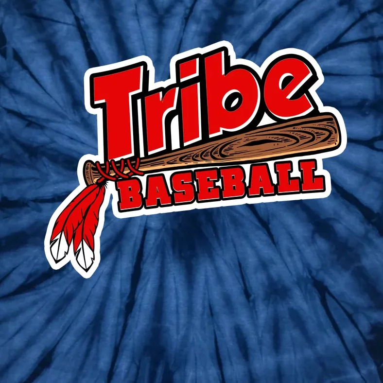 Tribe Baseball Sports Logo Tie-Dye T-Shirt