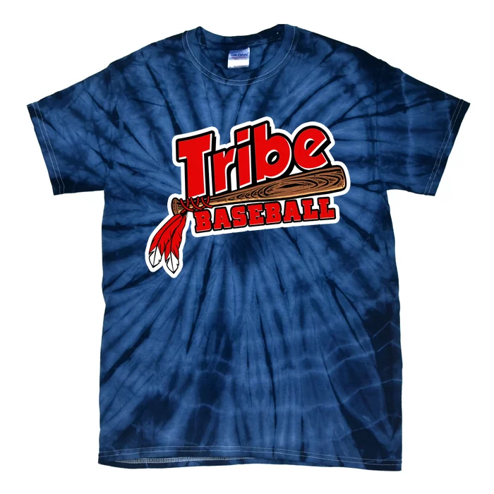 Tribe Baseball Sports Logo Tie-Dye T-Shirt