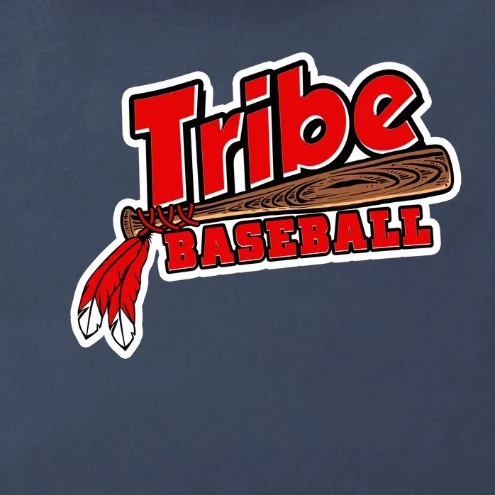 Tribe Baseball Sports Logo Zip Tote Bag