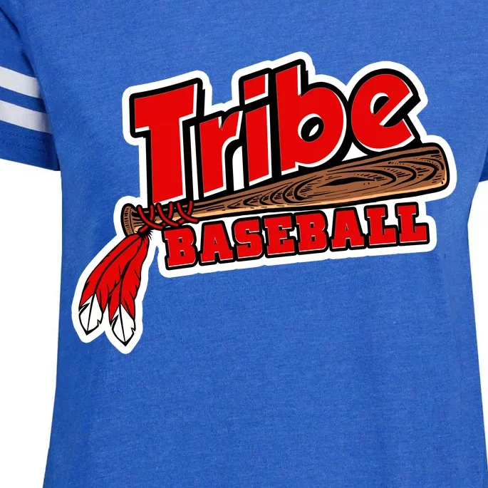 Tribe Baseball Sports Logo Enza Ladies Jersey Football T-Shirt