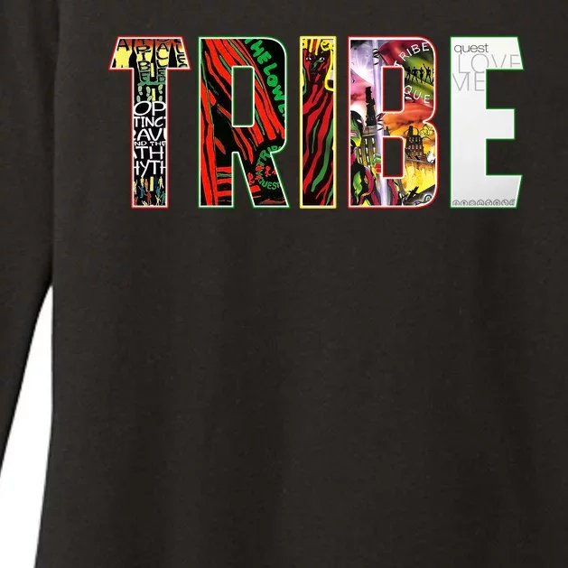 Tribe Music Album Covers Womens CVC Long Sleeve Shirt