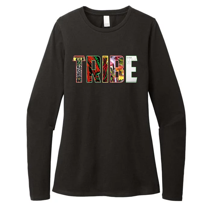 Tribe Music Album Covers Womens CVC Long Sleeve Shirt