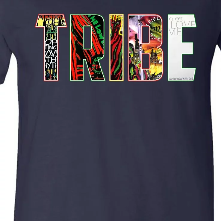 Tribe Music Album Covers V-Neck T-Shirt