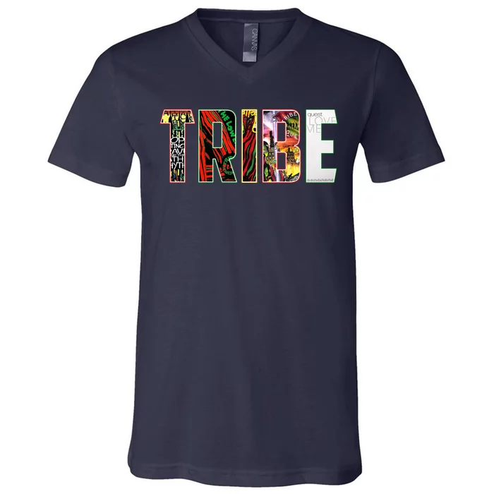 Tribe Music Album Covers V-Neck T-Shirt