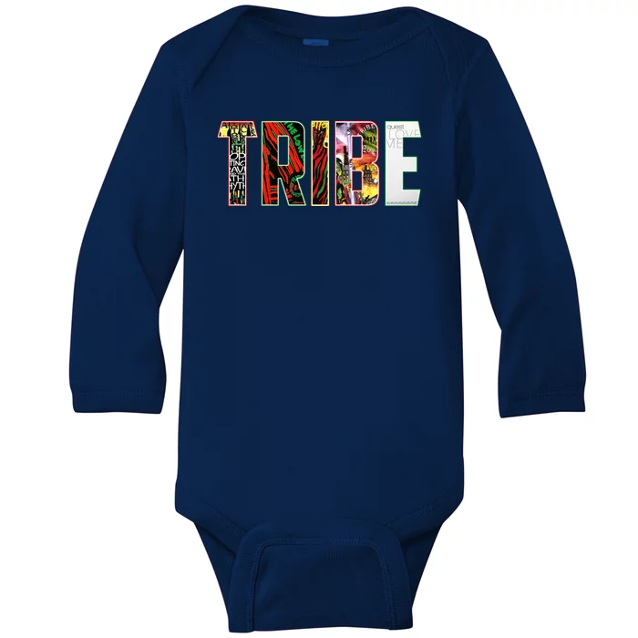 Tribe Music Album Covers Baby Long Sleeve Bodysuit