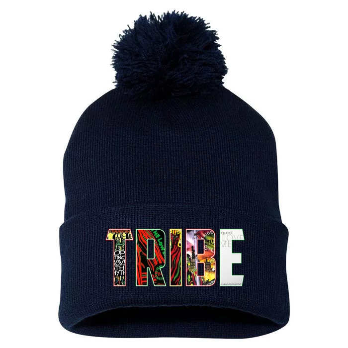 Tribe Music Album Covers Pom Pom 12in Knit Beanie