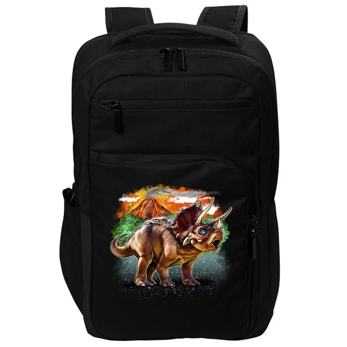 Triceratops Volcano Impact Tech Backpack