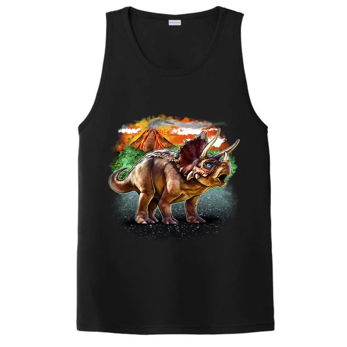 Triceratops Volcano Performance Tank