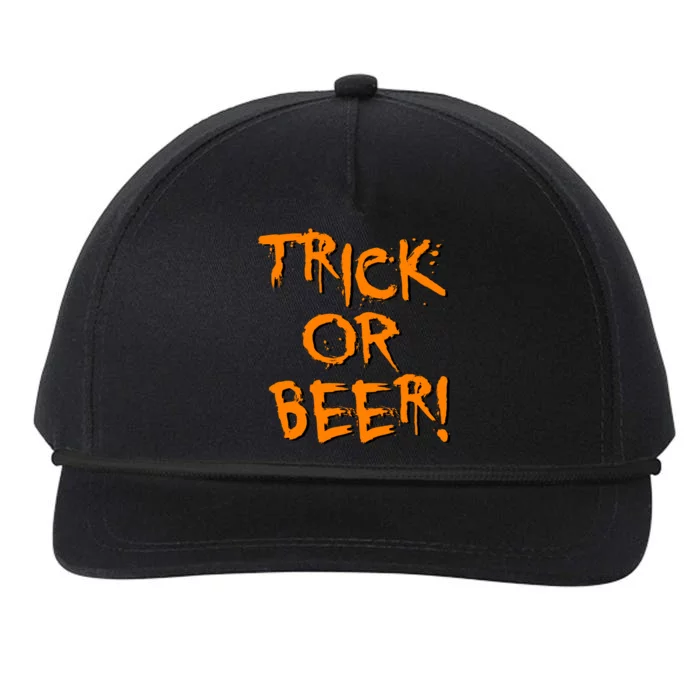 Trick Or Beer Snapback Five-Panel Rope Hat