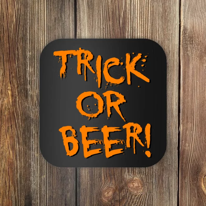 Trick Or Beer Coaster