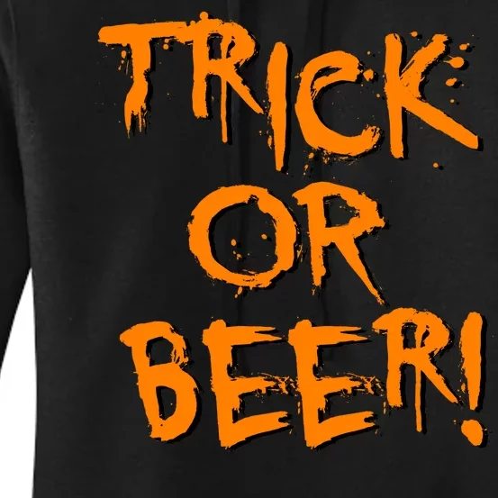 Trick Or Beer Women's Pullover Hoodie