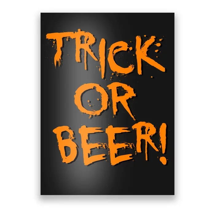 Trick Or Beer Poster