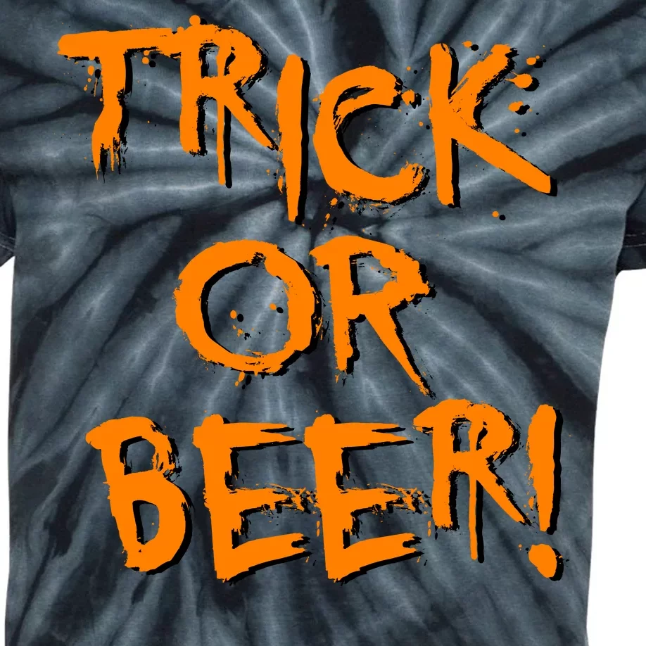 Trick Or Beer Kids Tie-Dye T-Shirt